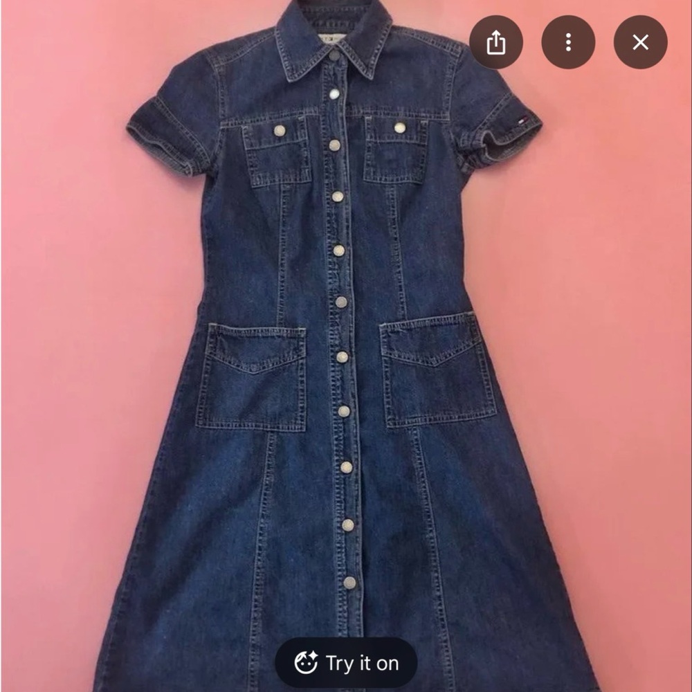 Tommy Hilfiger Blue Denim Dress